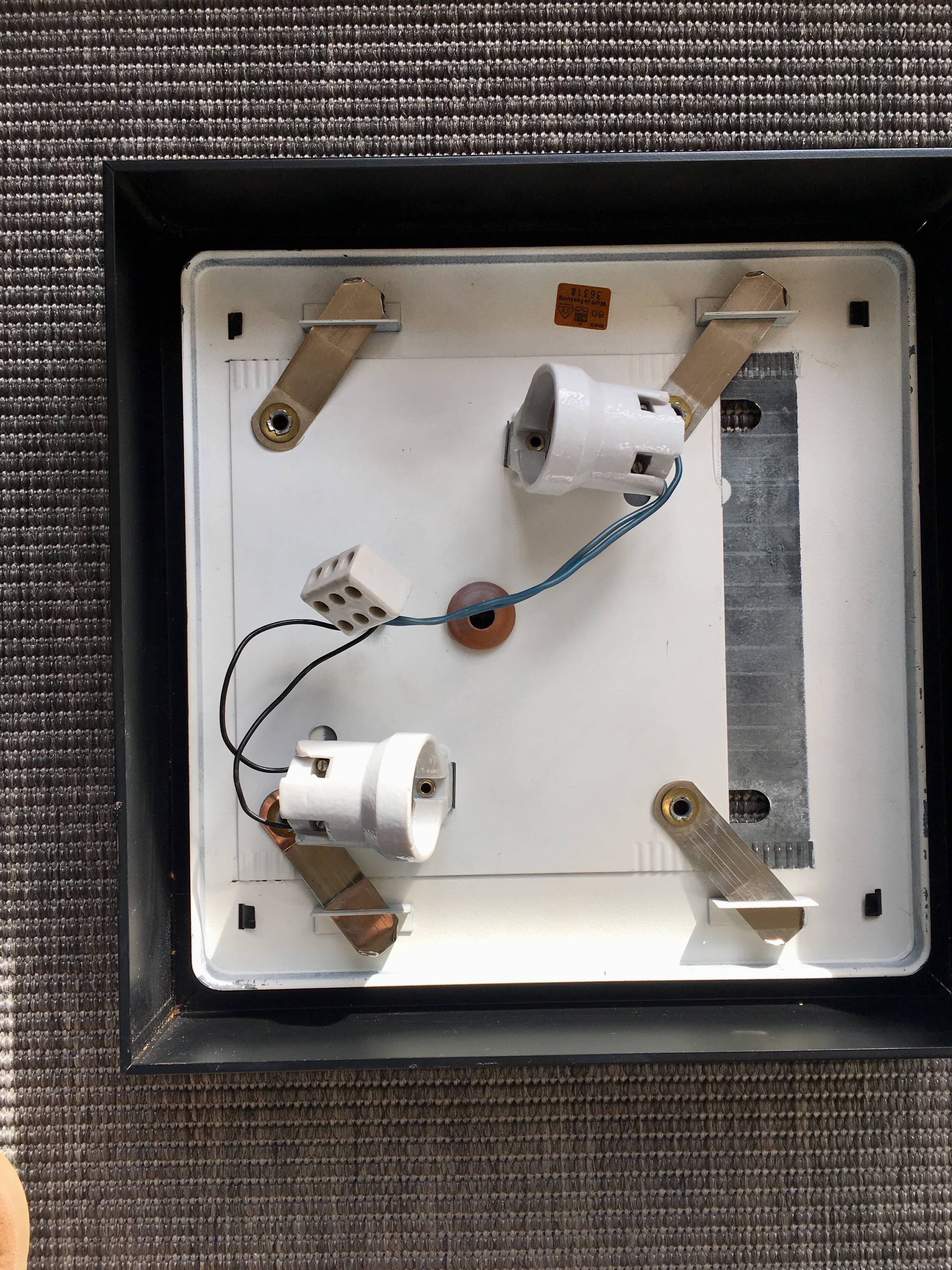 Modernist ceiling light, 1960 s.