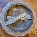 Diamond-pointed glass ceiling light