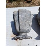 2 cast iron vases 1900: Charleville - Mézières