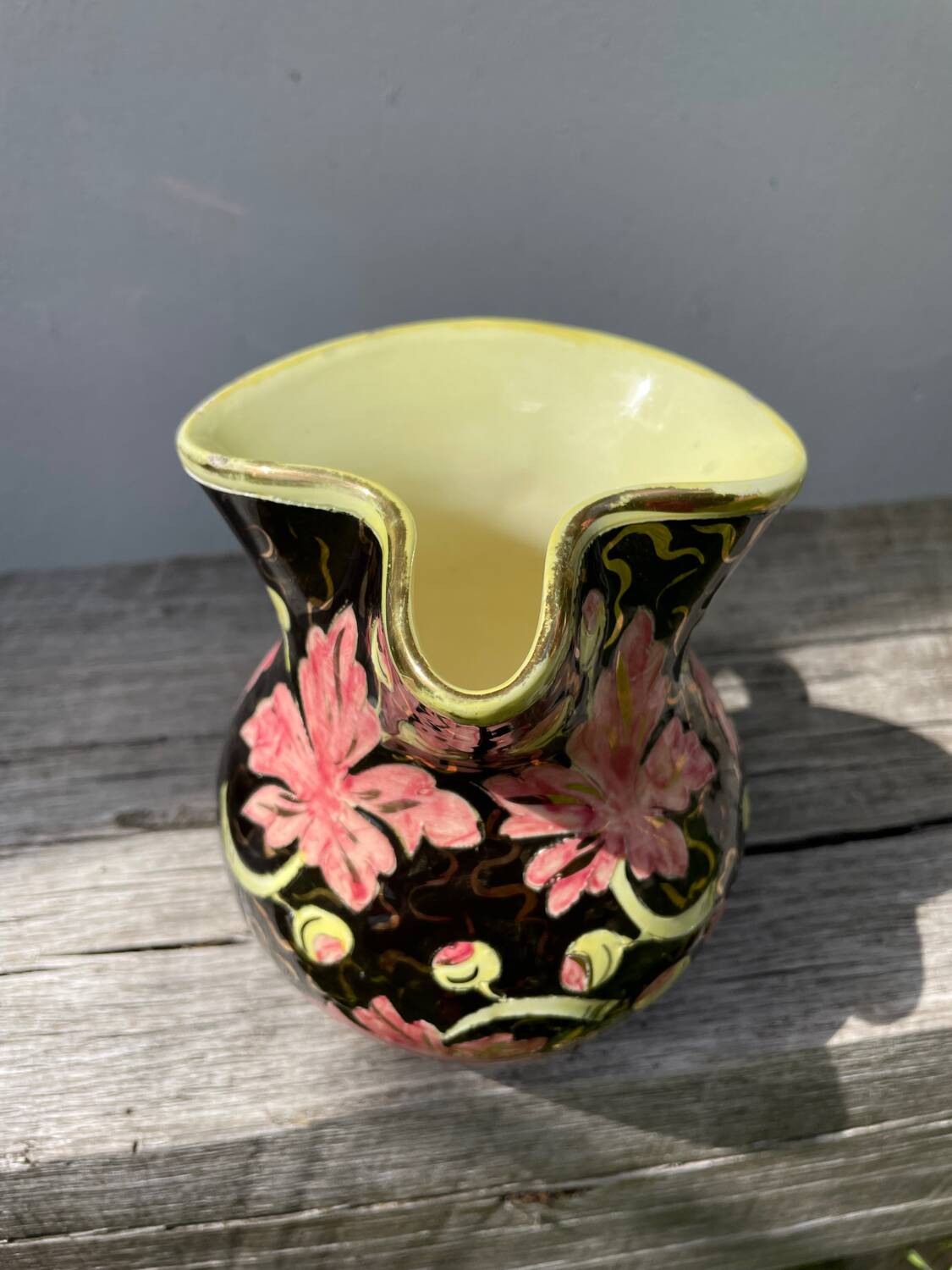 Monaco Vallauris Cerart ceramic vase pitcher