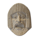 Masque de tragédie grecque - Théâtre antique, Italie 1970