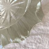 Vintage thick glass ashtray