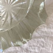 Cendrier vintage en verre épais