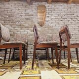 Set of 6 Scandinavian chairs year 70 vintage