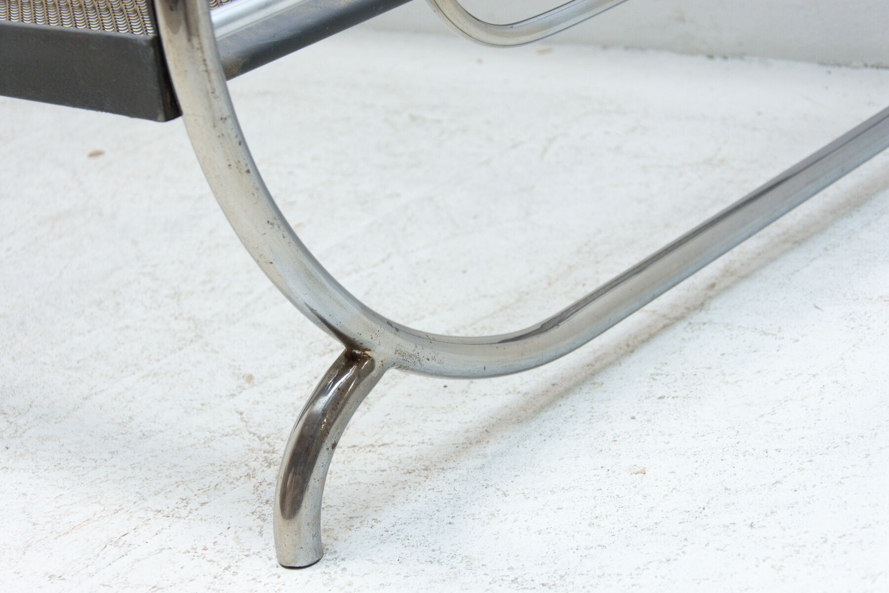 Chromed Bauhaus sofa, 1930´s, Bohemia