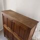 Gothic style carved oak cabinet | Belgium | 1900s