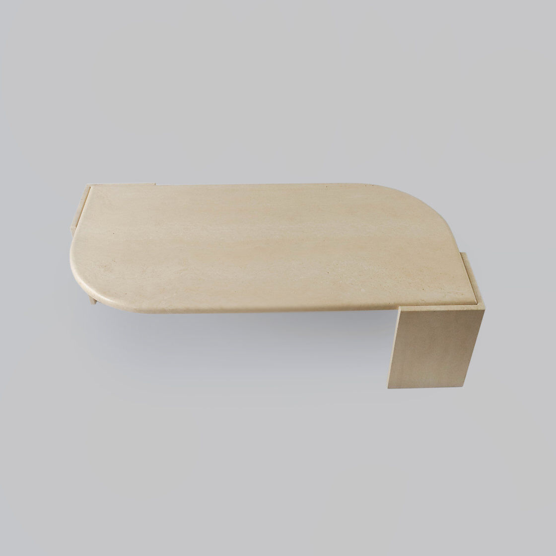 Table basse en travertin vintage