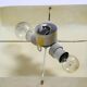 Beautiful Mid Century Modern square fiberglass ceiling or wall lamp