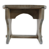 Small renovated solid wood bench