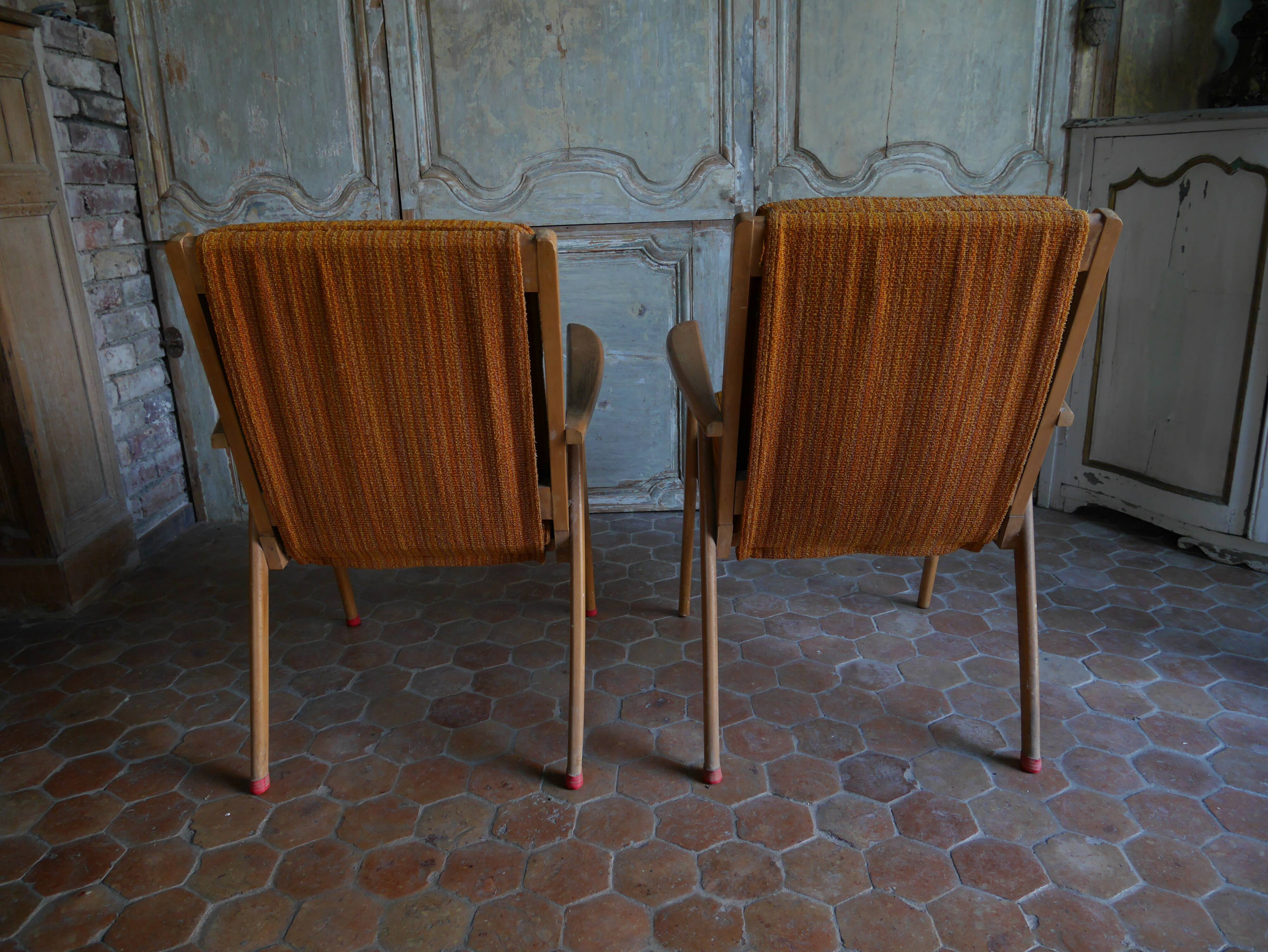 Pair of 70's armchairs