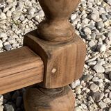 Extendable stripped farmhouse table 300 cm