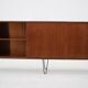 1960s Upcycled Danish Mid-Century Modern Teak Sideboard on Hairpin Legs