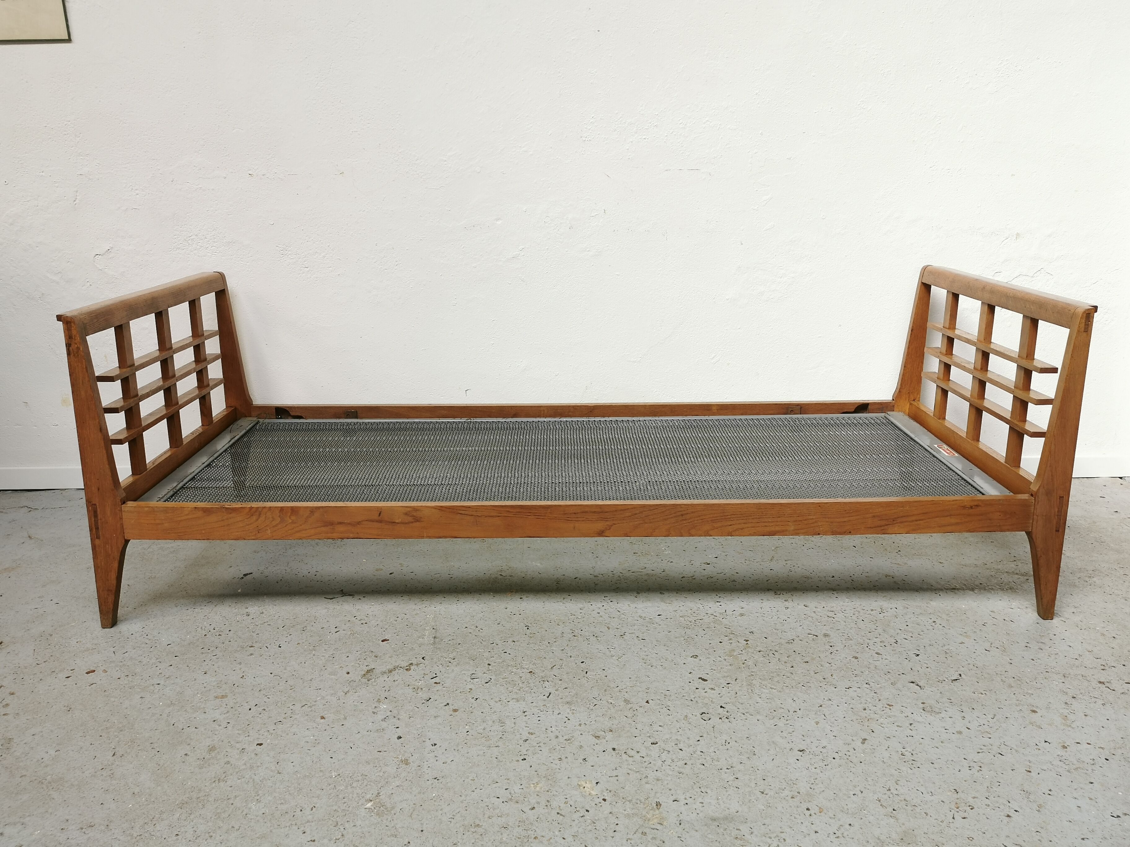 Paire de lits jumeaux vintage 1950