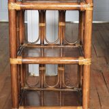 Bamboo & rattan shelf