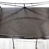 Garden table, low and foldable