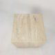 Italian Travertine Side Table, 1980's