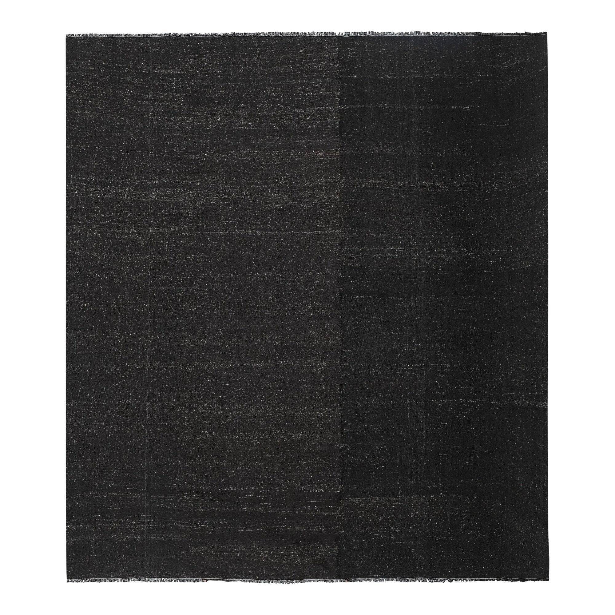 Vintage Turkish kilim, handwoven, 365x370 cm.