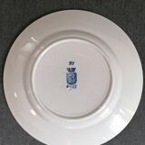 Set of 4 plates St Amand Terre de Fer
