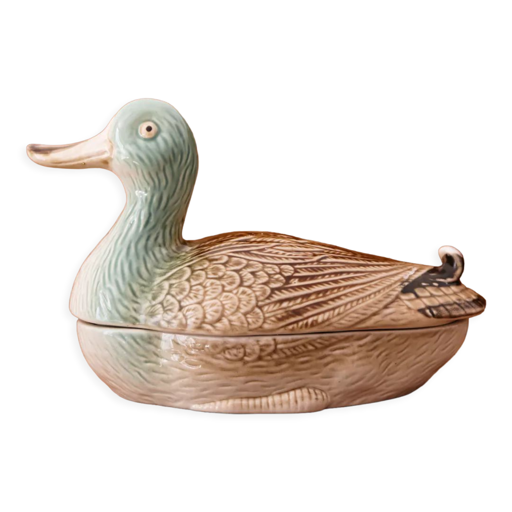 Ceramic duck terrine