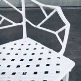 Calcutta Outdoor Armchair in Faux Bamboo by Hall Bradley for Brown Jordan, 1960s, Set of 4