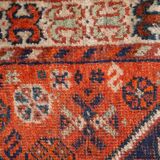 Ancient Persian Shiraz handmade carpet 87cm x 114cm 1900s, 1C810