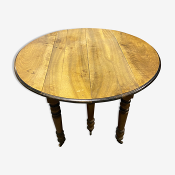 Table 6 pieds Louis Philippe noyer