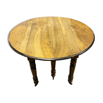 Table 6 feet Louis Philippe walnut