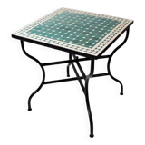 Round Moroccan mosaic table