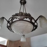 Art Deco Degué Chandelier