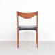 Teak and leather chairs by Arne Wahl Iversen for Glyngøre Stolefabrik, 1960