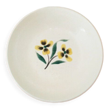 Plat creux Faïence de Salins Pensée