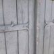 Pair of wooden iron hanging shutters