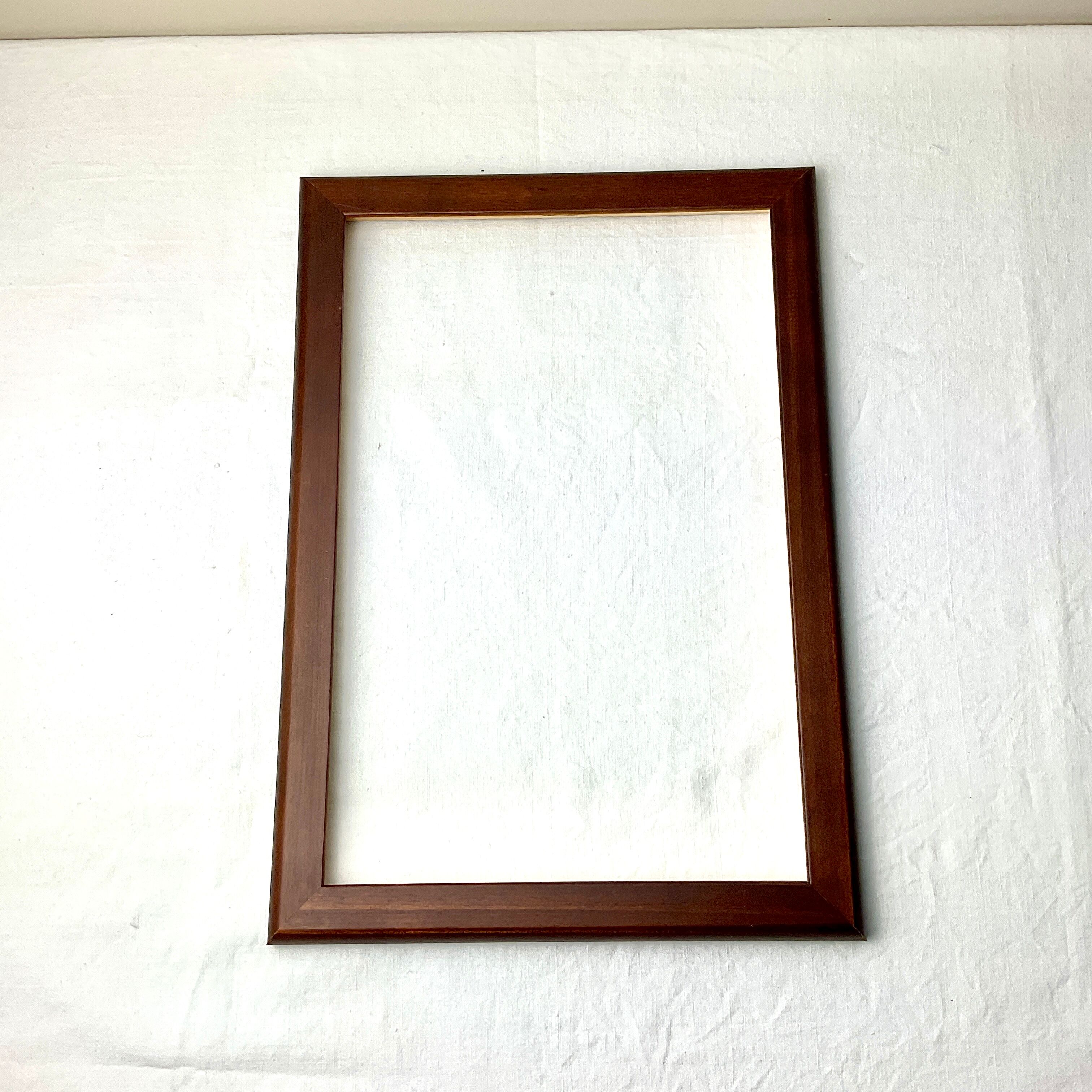 Dark wood frame