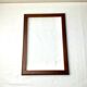 Dark wood frame