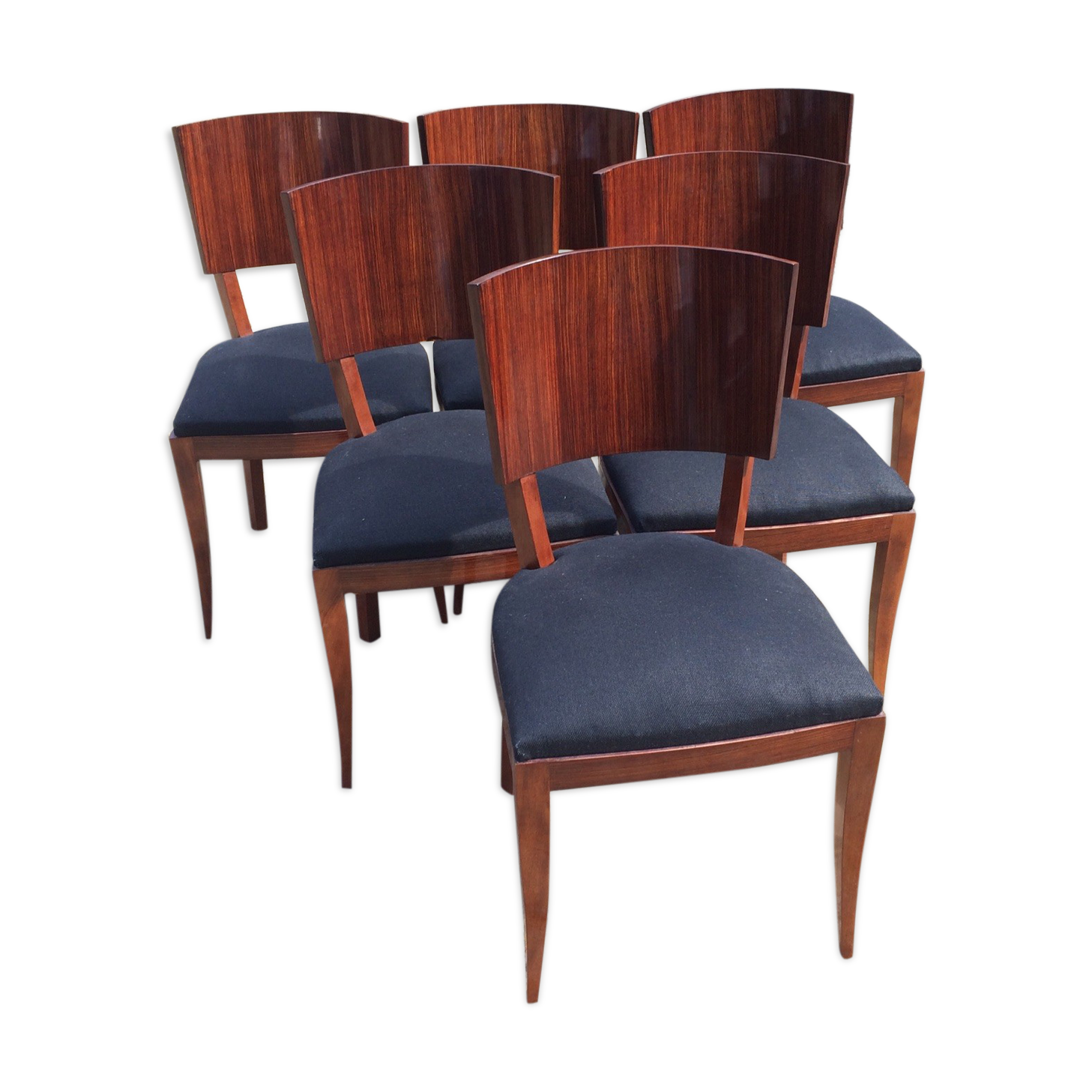Art Deco period rosewood chairs