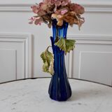 Soliflore in king blue glass paste