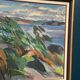 Large original Swedish oil on canvas – "Rocky Shore" – Signed – vintage and framed – 91 × 70 cm (35.8 in × 27.6 in)