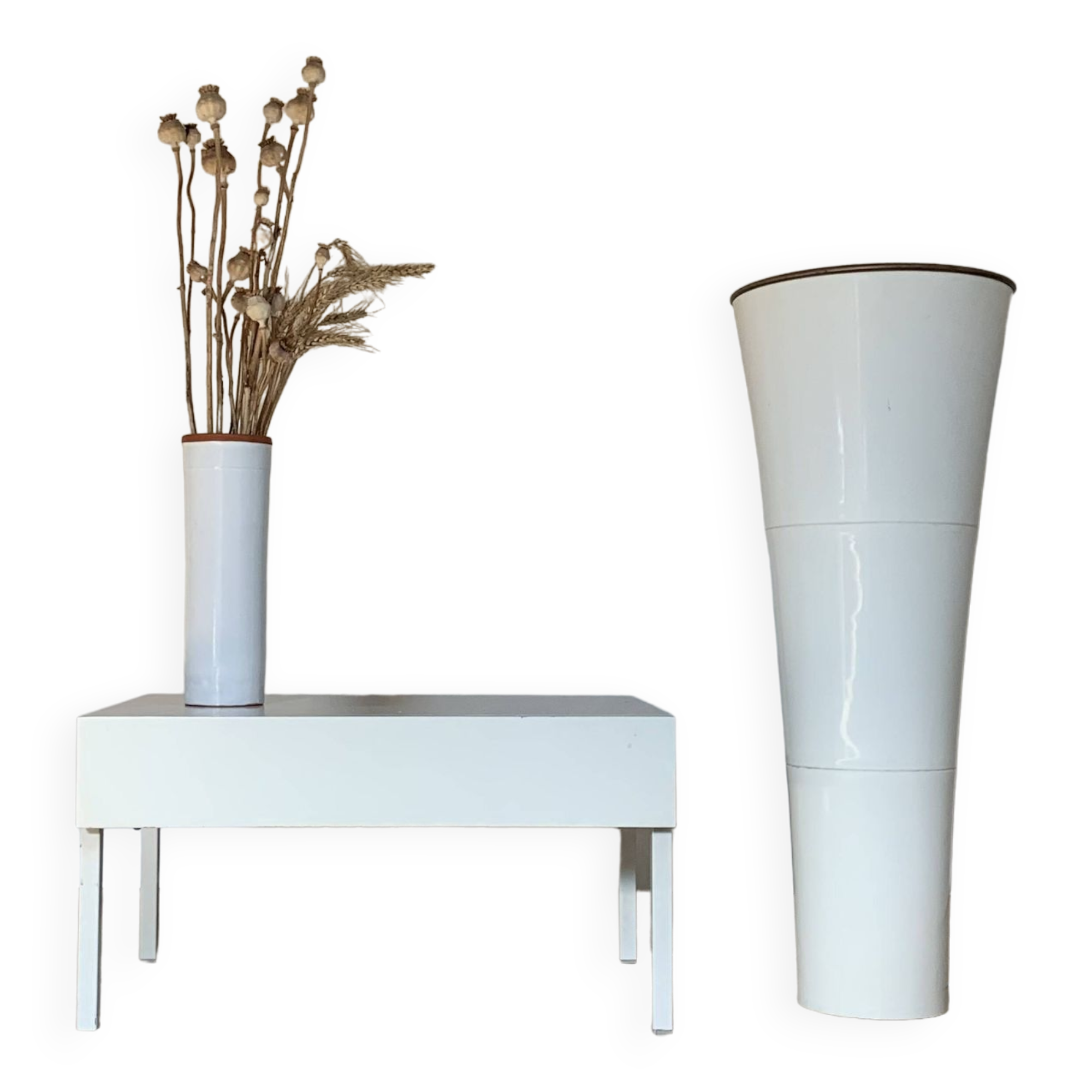 Table chevet bout de canapé vintage Interlubke