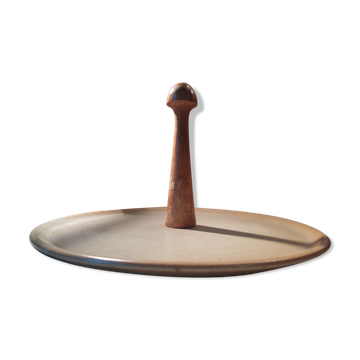 Assiette de présentation en grès