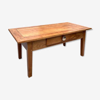 Solid elm coffee table