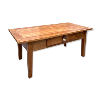 Solid elm coffee table