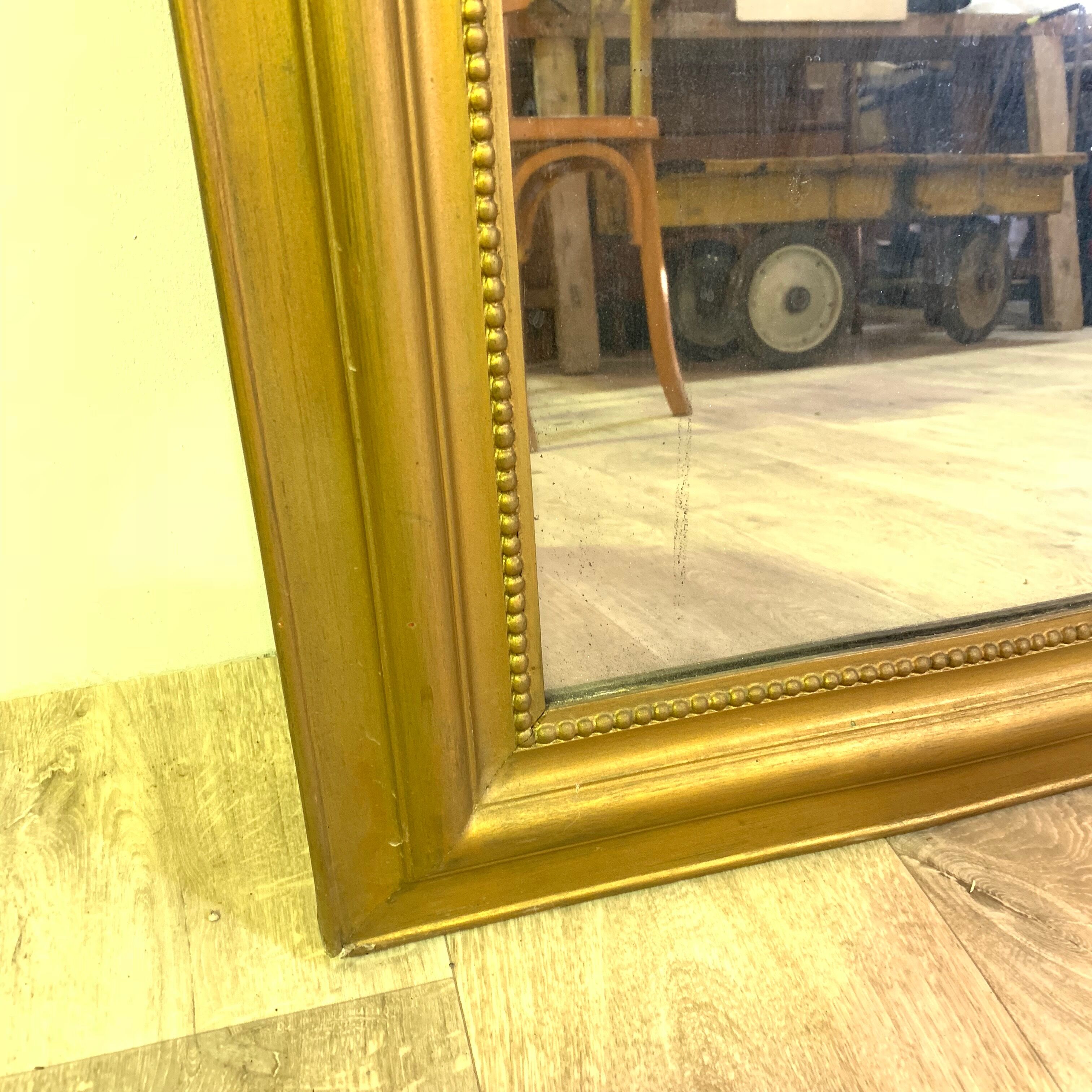 Mirror Louis Philippe gilded 88x63 cm