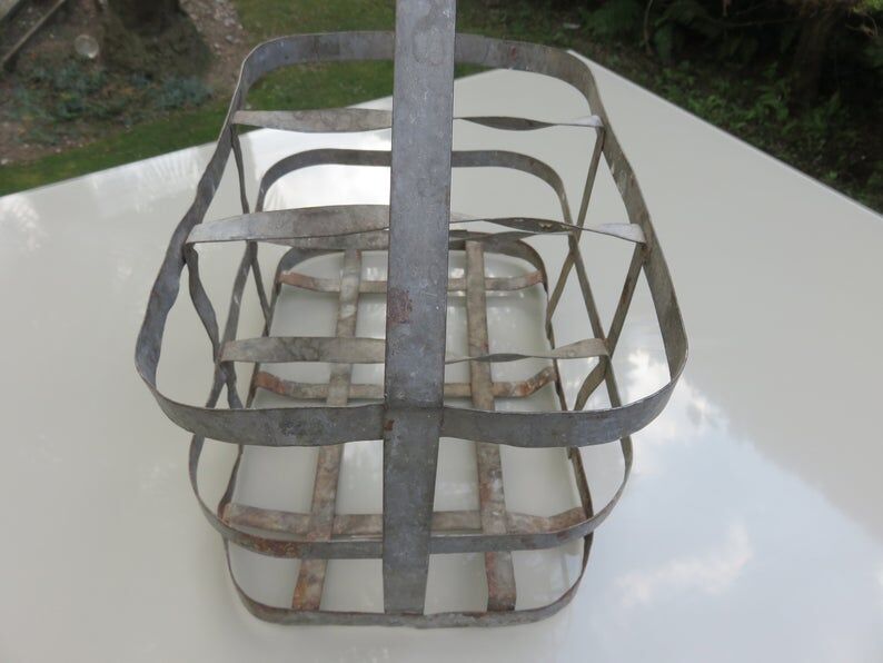 Zinc bottle holder dating from the 30s 40s