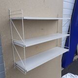 White shelf type string scandinavian style plywood 70s