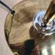 Mushroom lamp golden metal style liner