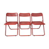 Metal folding chairs 1970