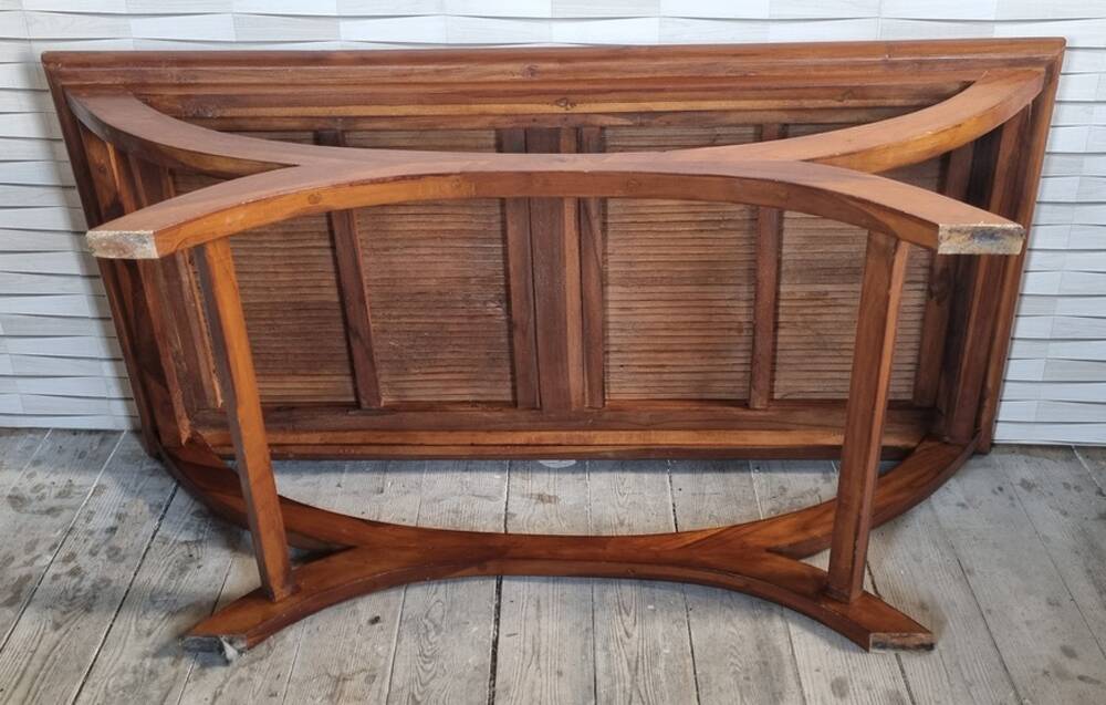 Table basse esprit colonial, Pier Import, années 80