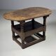 English monk chair table oak 18th century