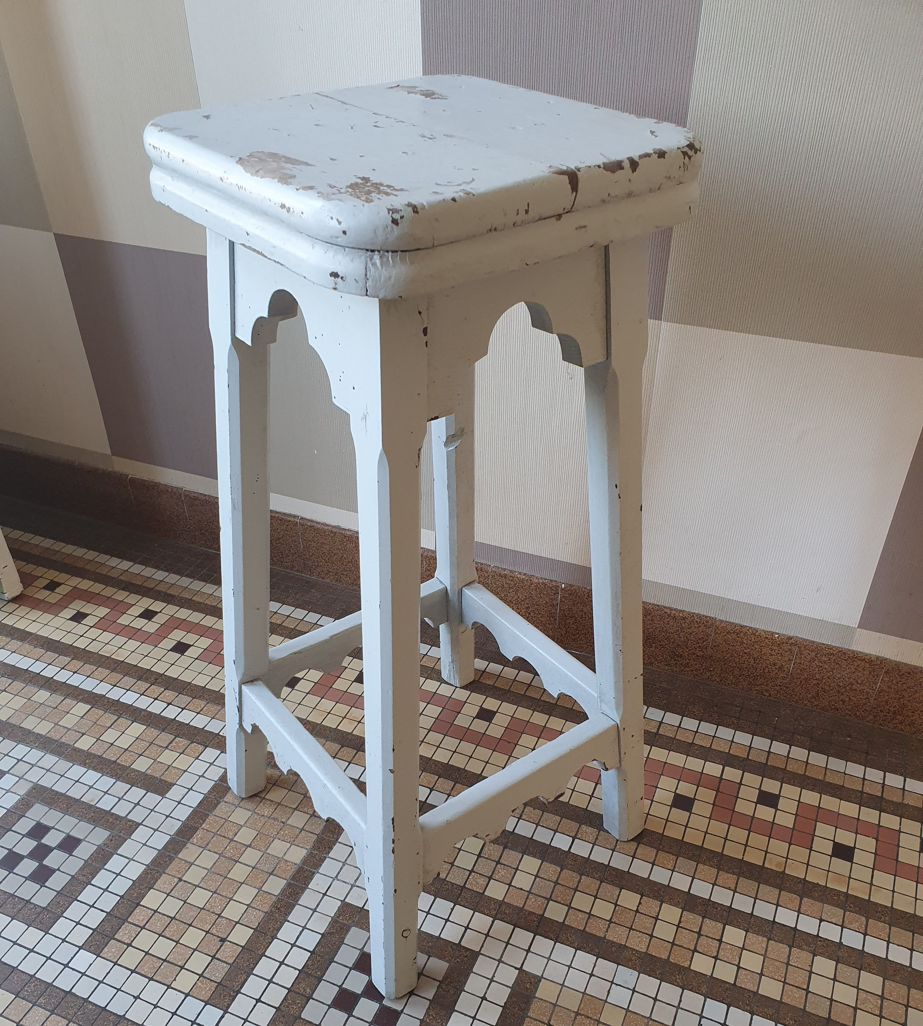 Vintage wooden stool