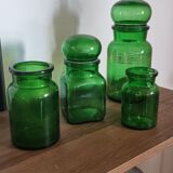 Lots of old pharmacy jars